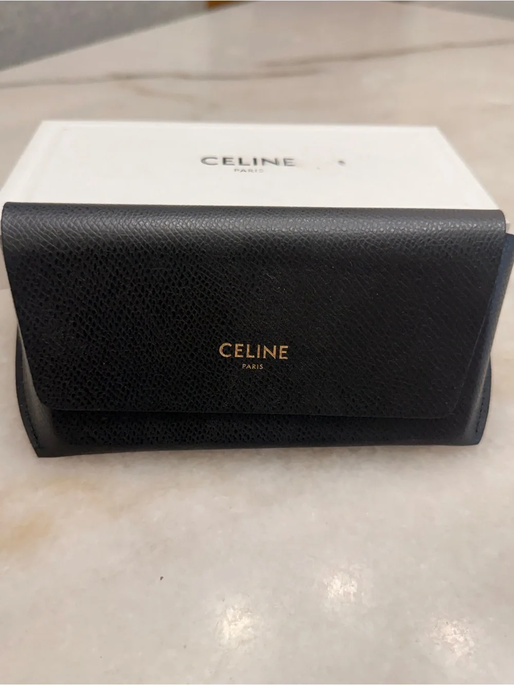 Celine Black Square Optical Glasses, no prescription- original lense
